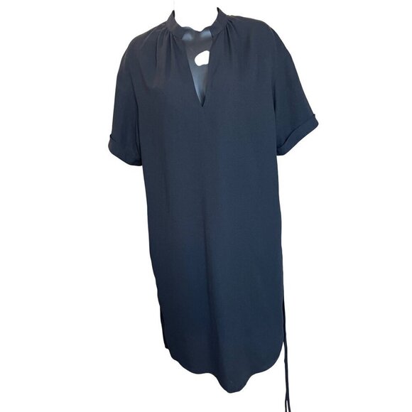 Babaton dress black classic elegant wear loose or with belt  pockets - Picture 1 of 11